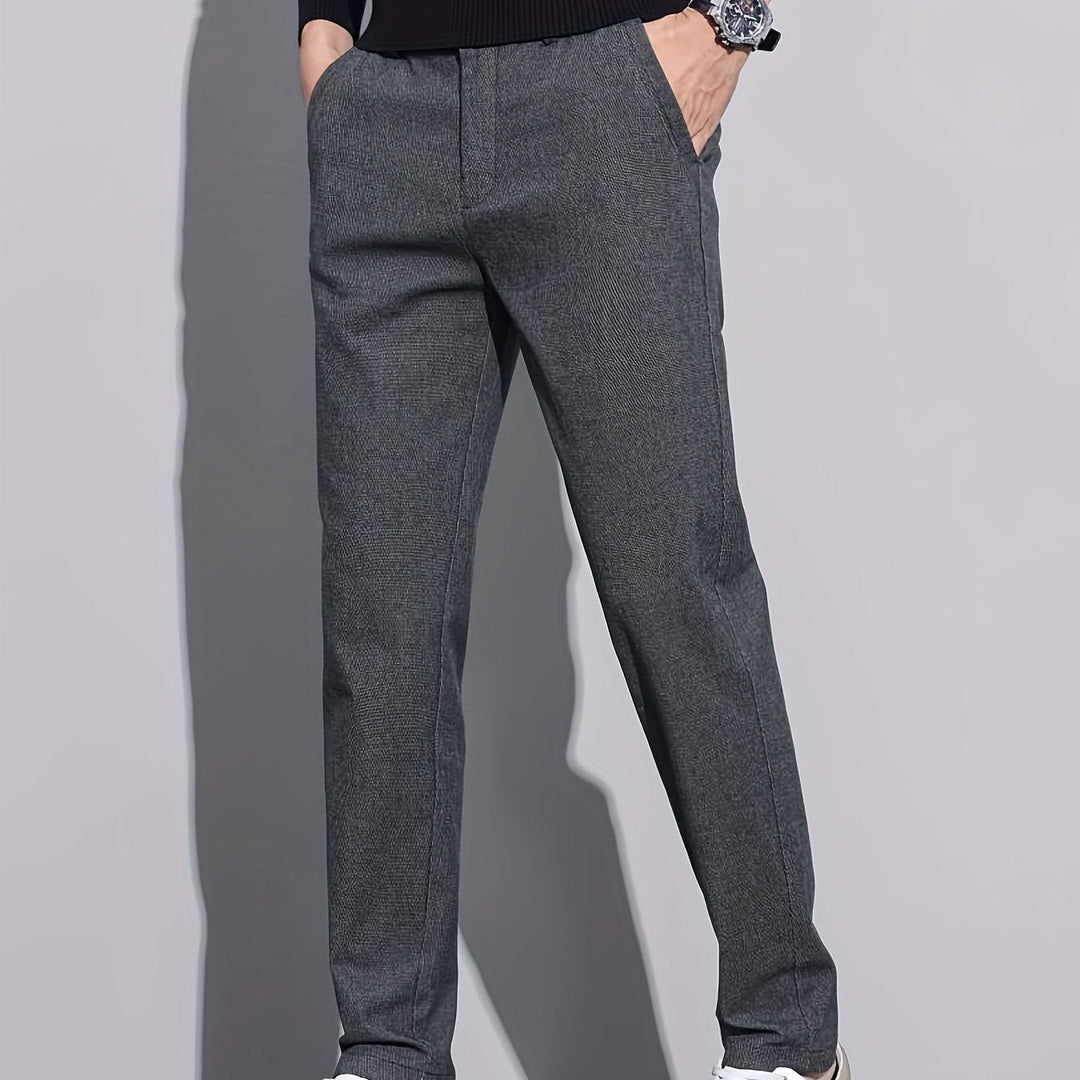 Levoire | Slim Fit Pantalon De Loisirs Pour Hommes En Tissu Respirant Et Élastique