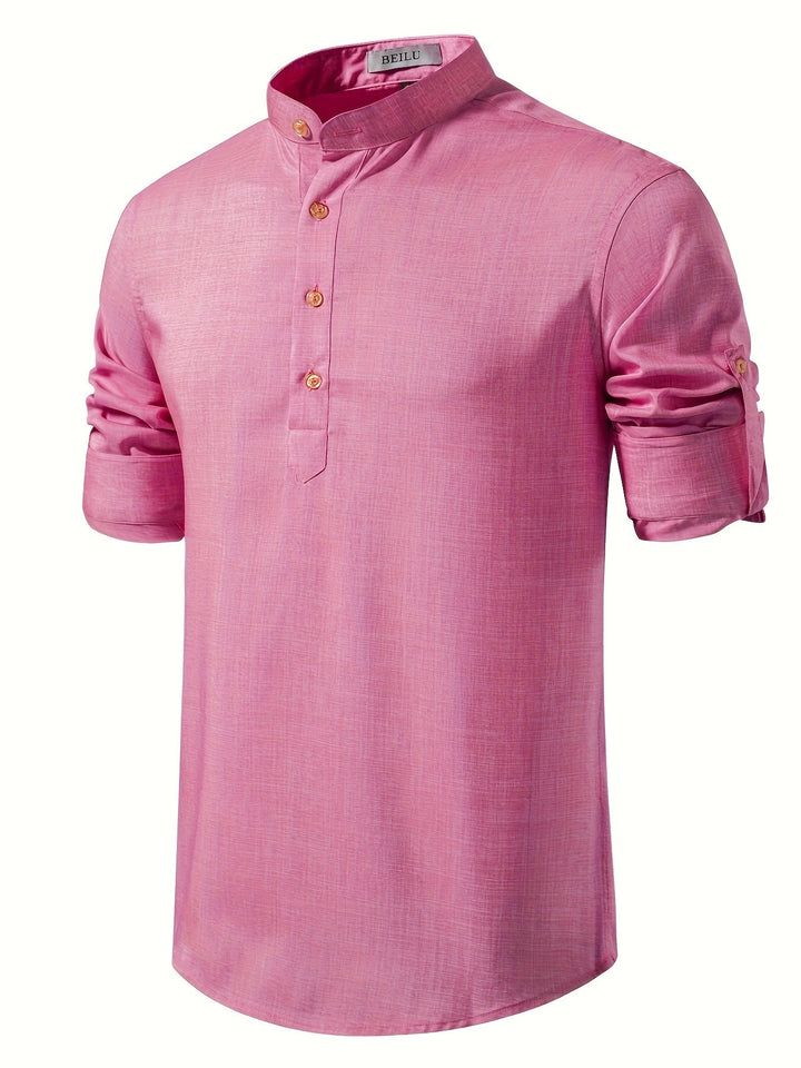 Levoire | Chemise Décontractée Légère À Manches Longues Pour Hommes