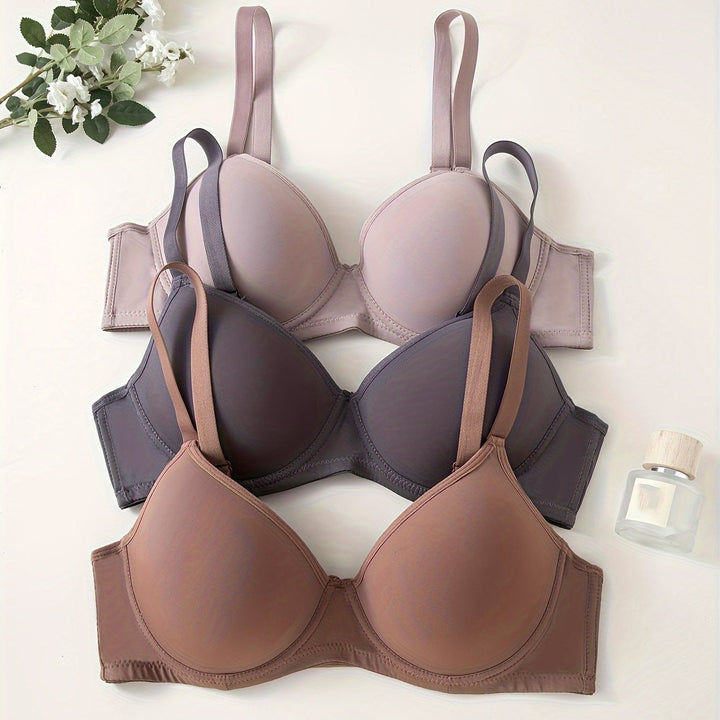 Levoire | Soutenu 3 Pièces Sans Couture Anti-Rejet Push Up Soutien-Gorge