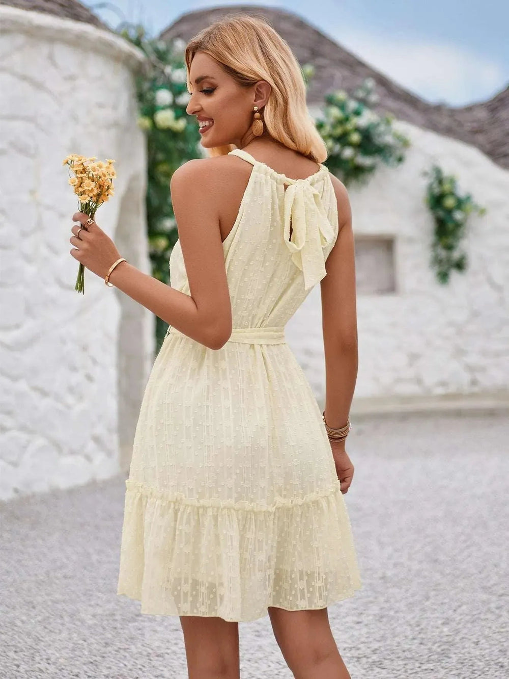 Levoire | Robe à encolure bateau unie