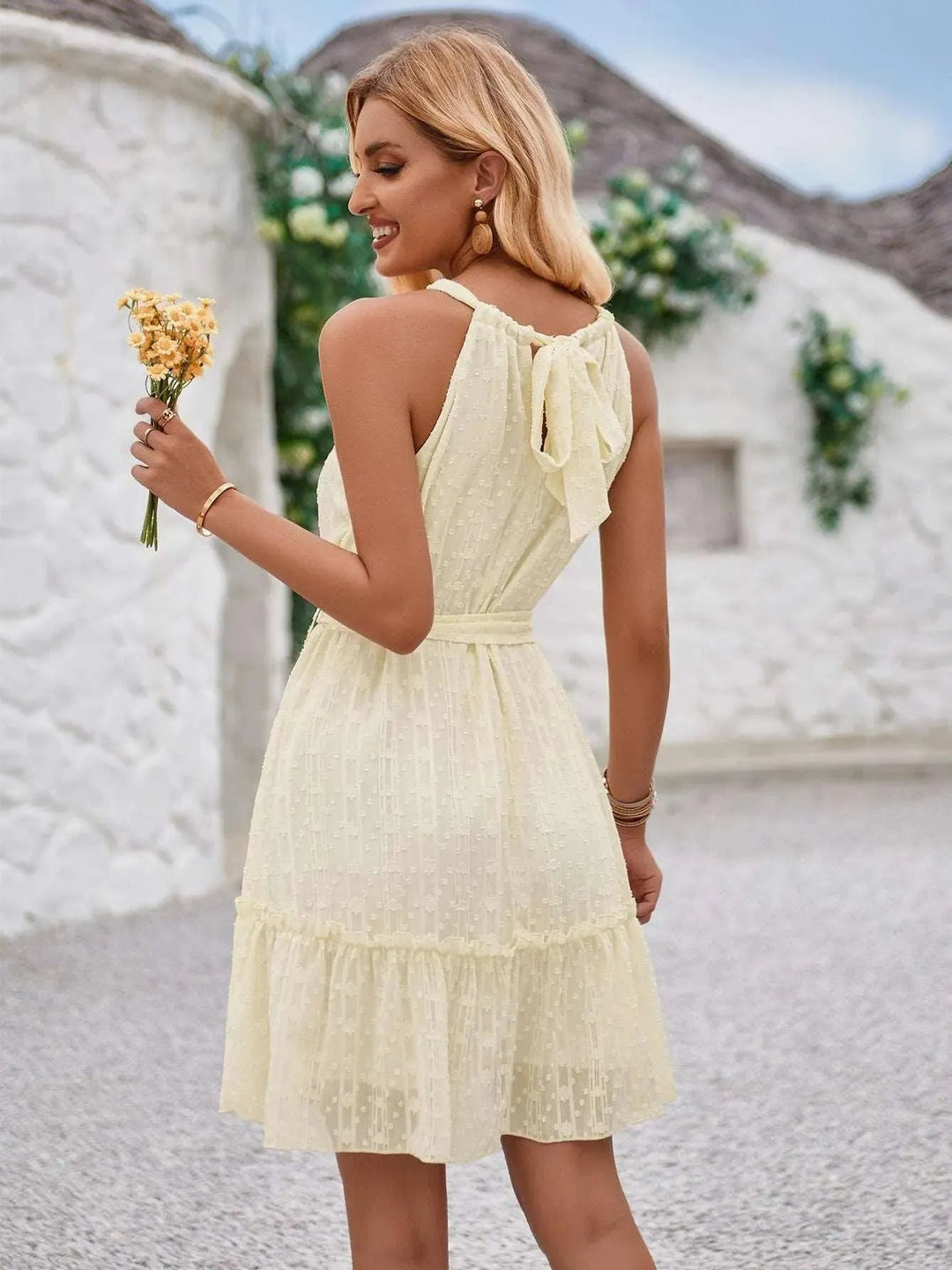 Levoire | Robe à encolure bateau unie