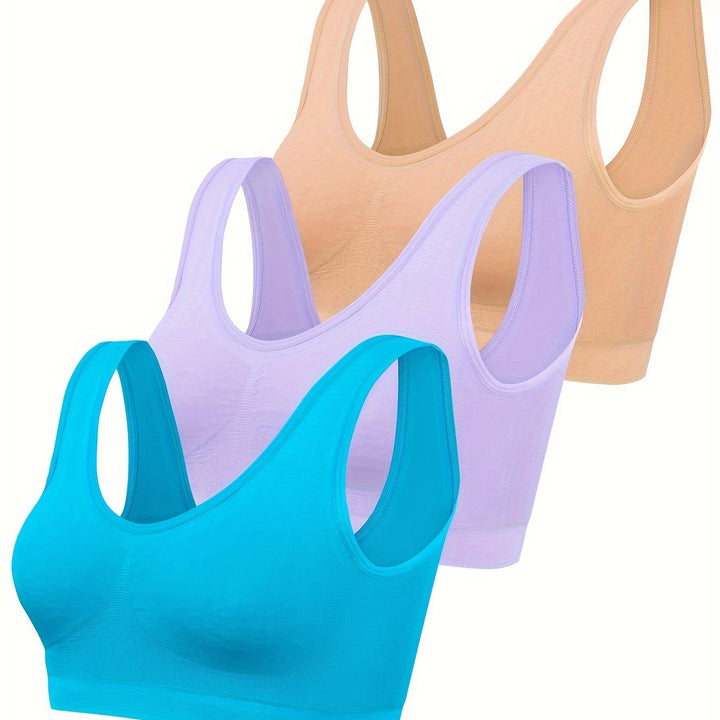 Levoire | Série 3 Tanktopia Unis Et Brassière De Sport Sans Coutures