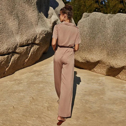 Levoire | Combinaison 3/4 manches, avec fermeture éclair et rabat