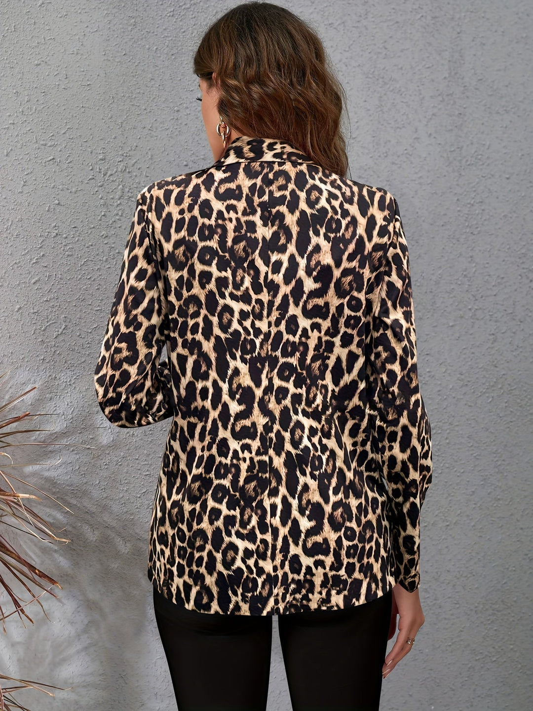 Levoire | Blazer À Motif Léopard À Manches Courtes