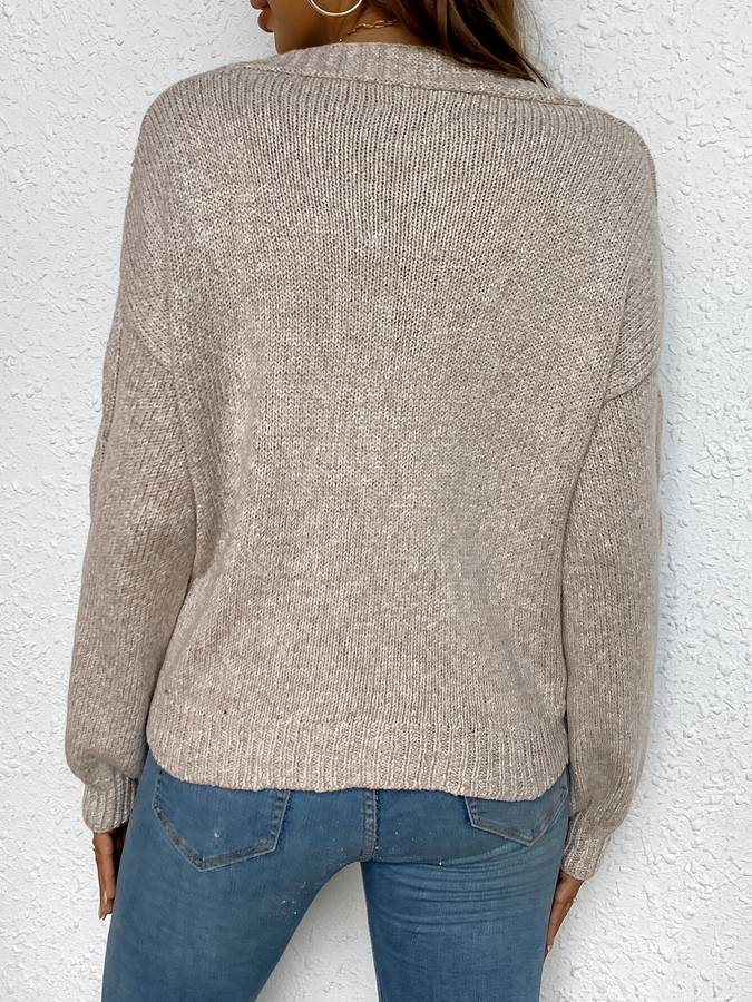 Levoire | Tricot Avec Boutons Et Col En V