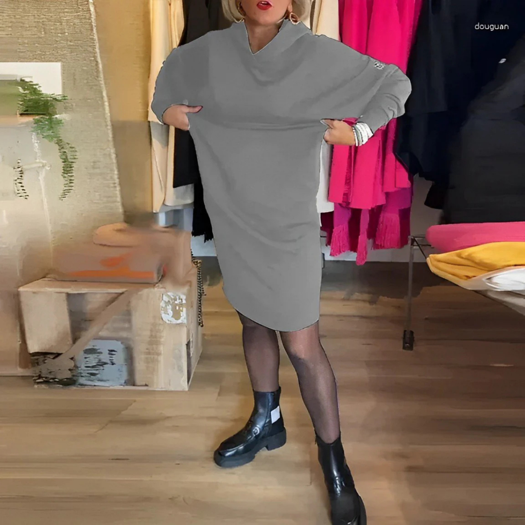 Levoire | Robe À Capuche Décontractée Pour Toutes Les Occasions Gris
