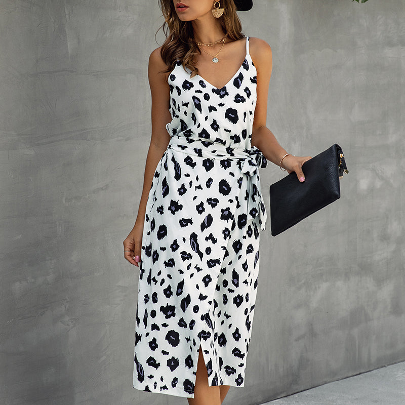 Levoire | Robe chic d'été élégante à coupe irrégulière Blanc