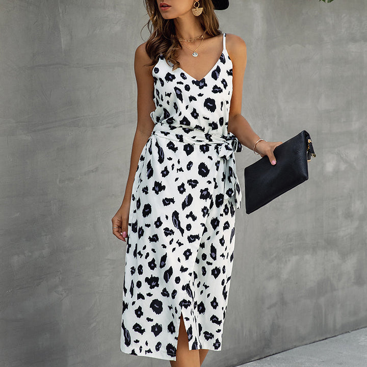 Levoire | Robe chic d'été élégante à coupe irrégulière Blanc