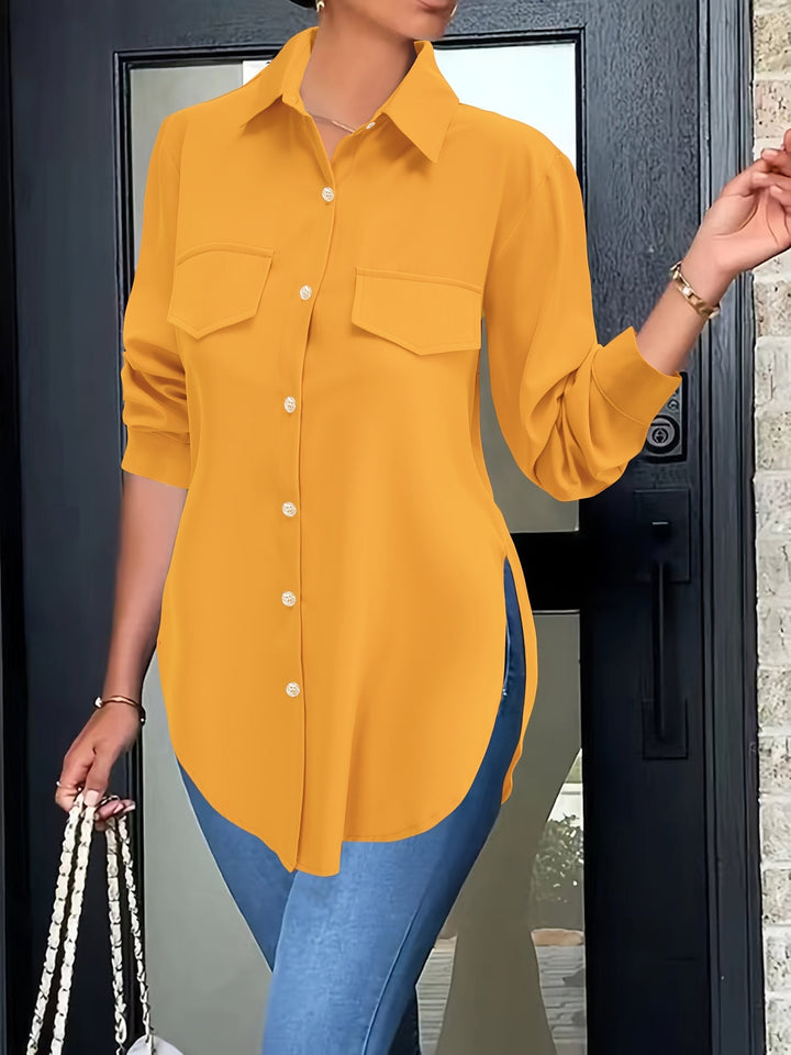 Levoire | Simple Unicolore Chemise Curcuma