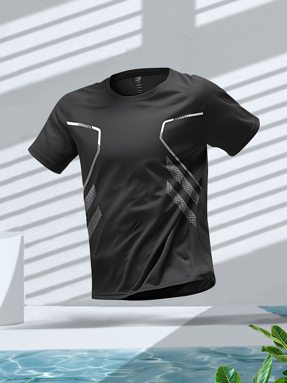 Levoire | T-Shirt Coloré Pour Hommes En Tissu À Séchage Rapide À Manches Courtes