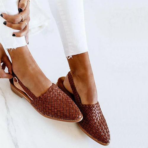 Levoire | Chaussures Plates Aigües Tressées