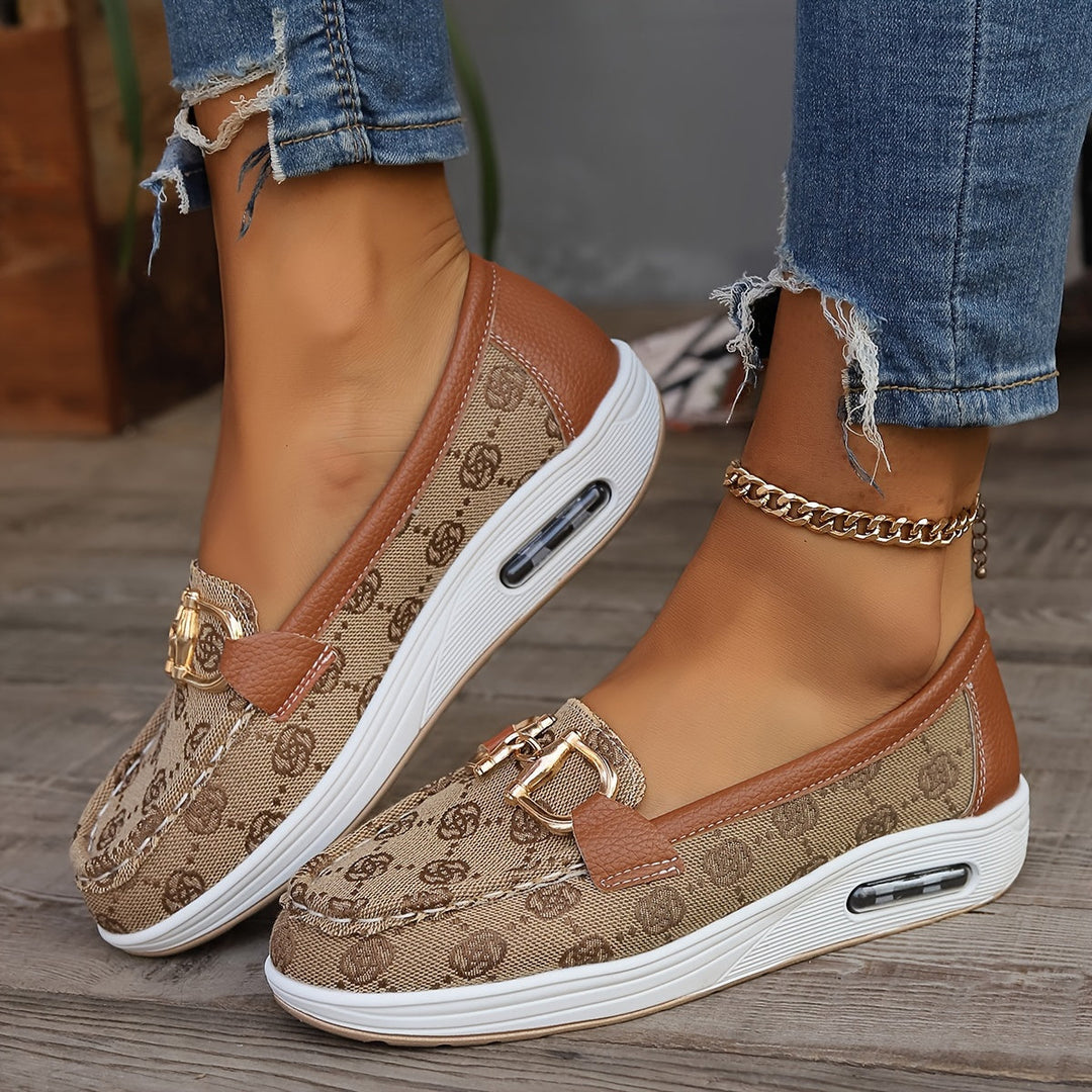 Levoire | Femmes Mocassins Décontractés Avec Bande Métallique Bunt