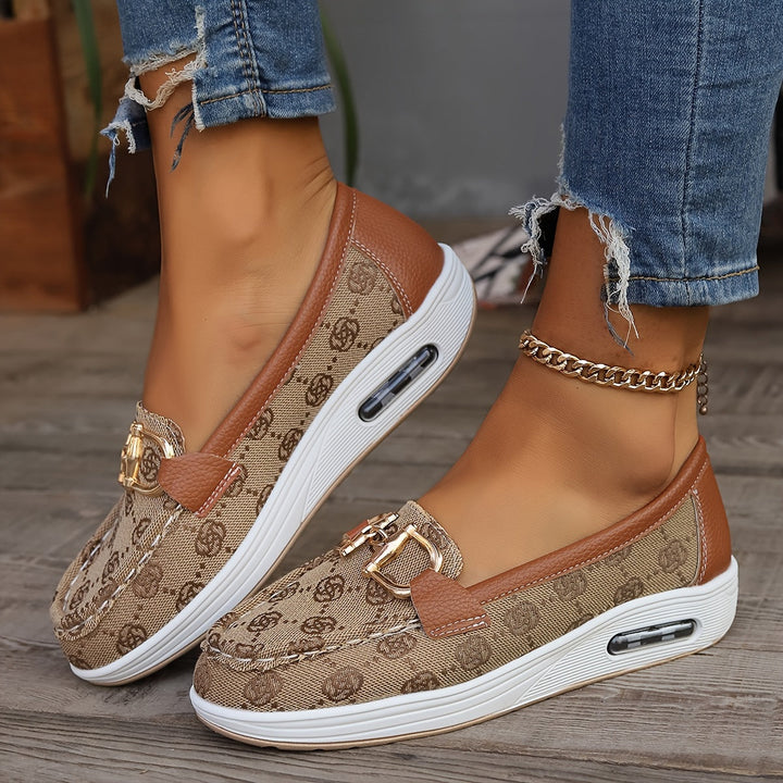 Levoire | Femmes Mocassins Décontractés Avec Bande Métallique Bunt