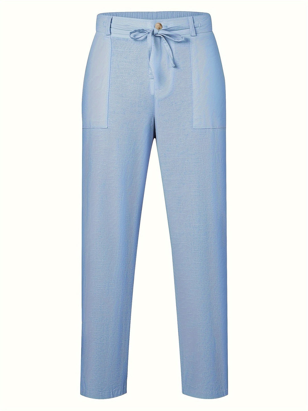 Levoire | Pantalons Cargo Doux En Mélange De Coton Et Lin