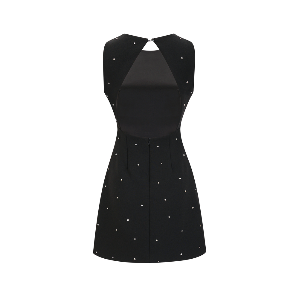 Levoire | Robe À Dos Ouvert Couverte De Cristal