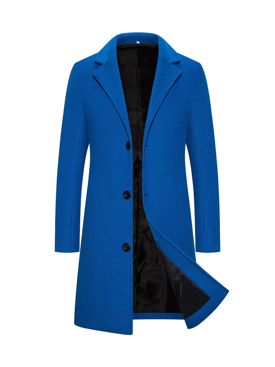 Levoire | Trench-Coat Mi-Homme À Poche Poitrine Unique Roi bleu