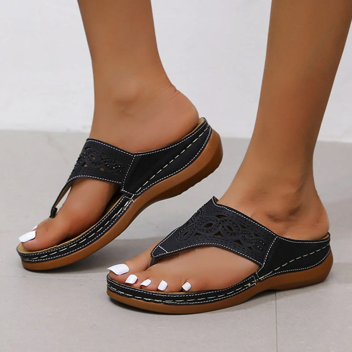 Levoire | Tongs Pour Un Meilleur Soutien Noir