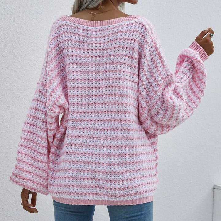 Levoire | En Tricot Décontracté À Rayures