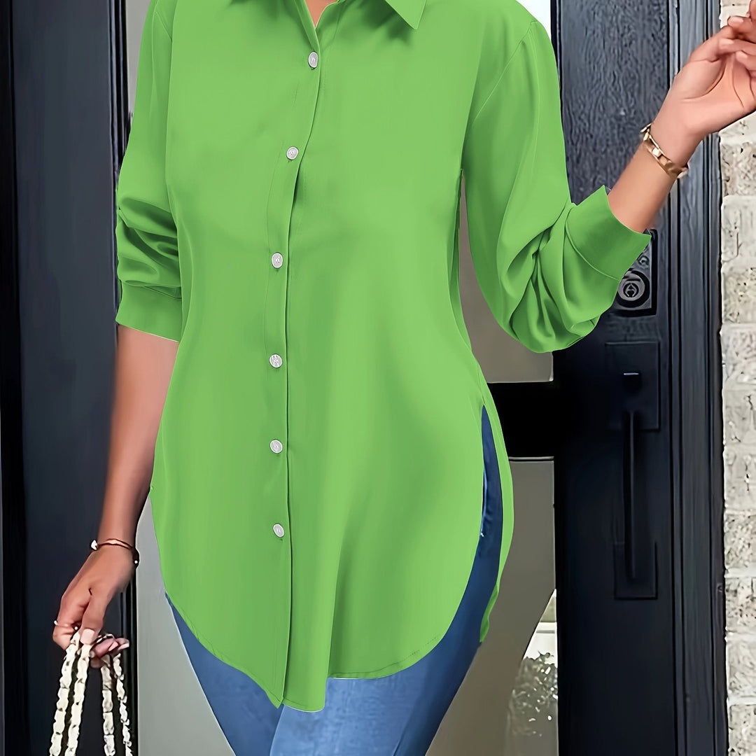 Levoire | Blouse Élégante Avec Fermeture À Boutons Et Manches Longues