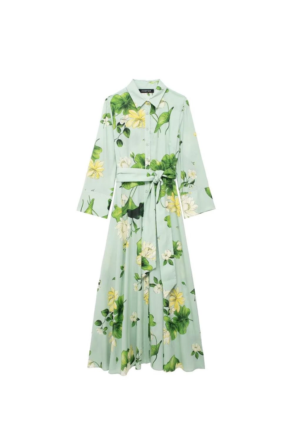 Levoire | Magnifiques Robes Longues Avec Ceinture Vert