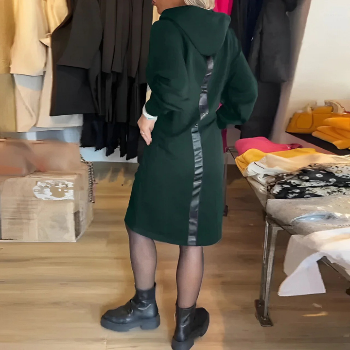 Levoire | Robe À Capuche Décontractée Pour Toutes Les Occasions Vert