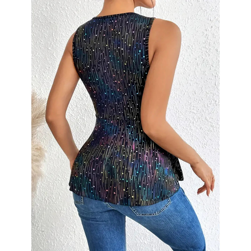 Levoire | Robe Maxi Rose Sans Manches À Dos Ouvert