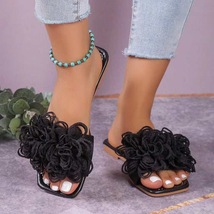 Levoire | Ballerines plates avec des fleurs