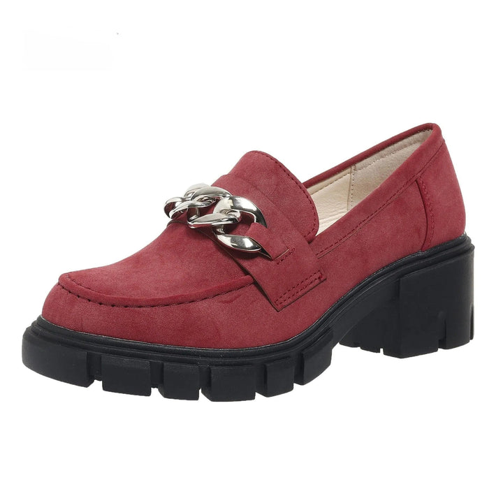 Levoire | Mocassins pour femmes à talons hauts et chaîne Rot
