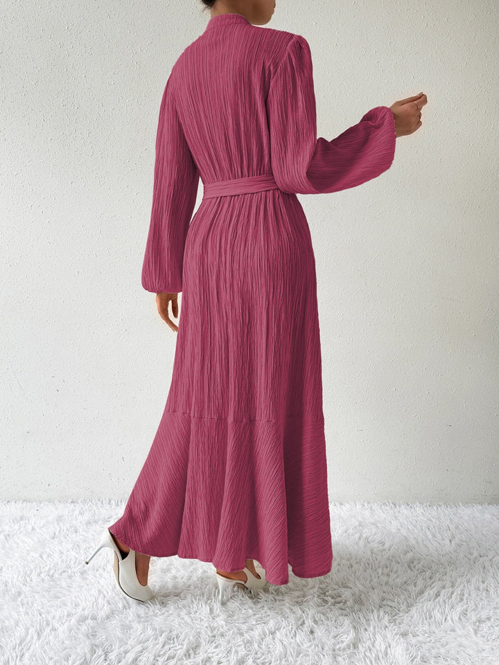Levoire | Robe À Manches Longues Et Ceinture À Nœuds
