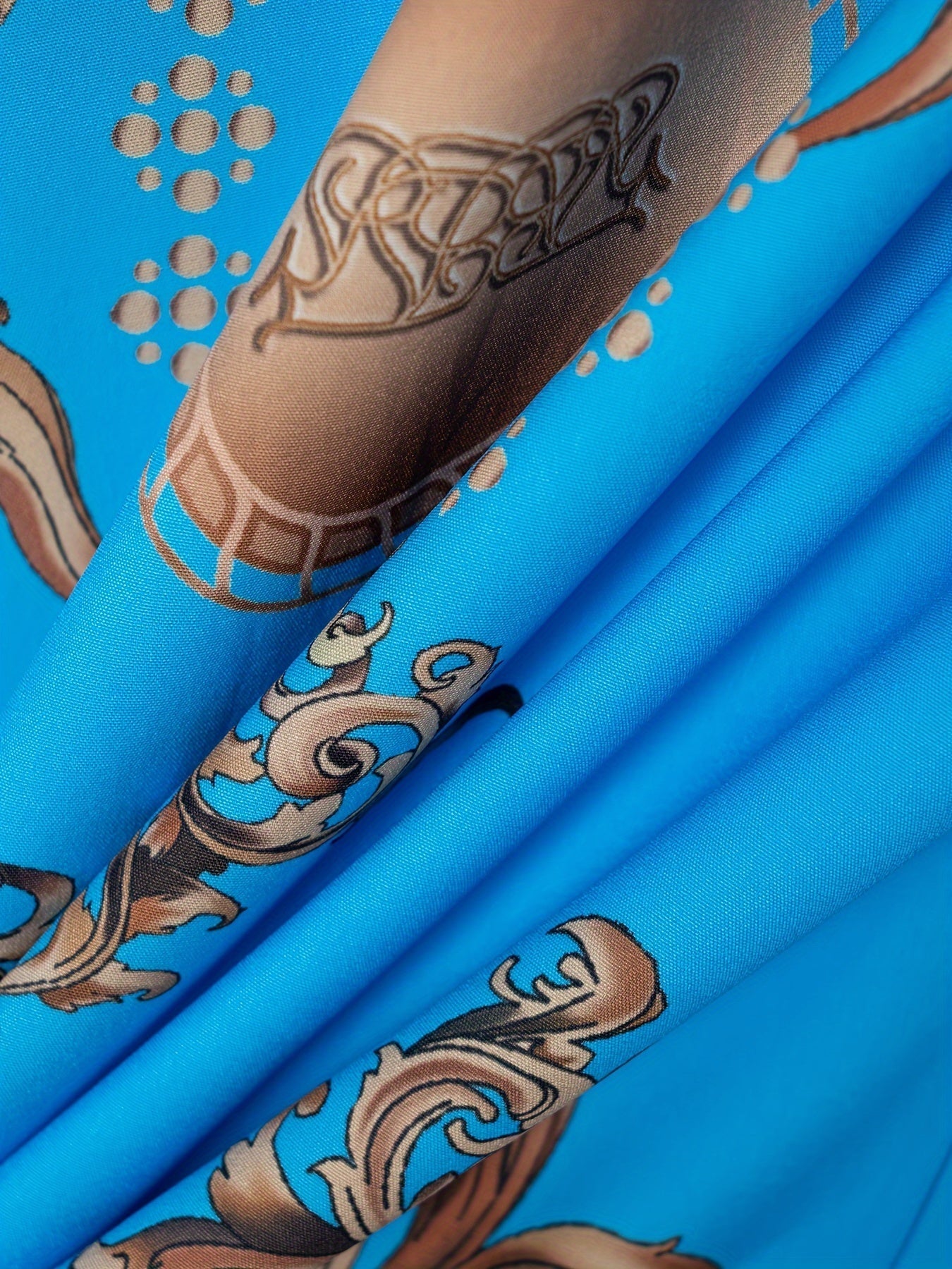 Levoire | 2 Pièces Costume Homme Avec Motif Floral Doré