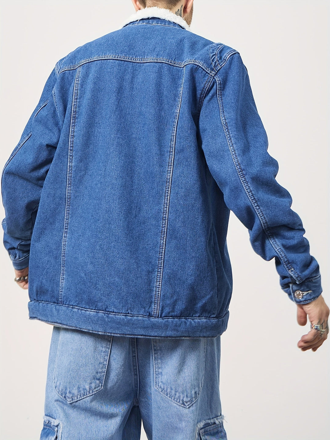Levoire | Veste En Jean Doublée Avec Boutons