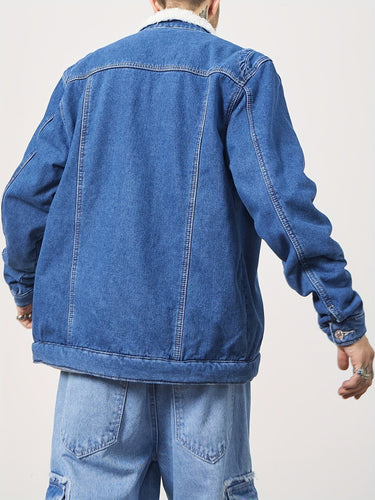 Levoire | Veste En Jean Doublée Avec Boutons