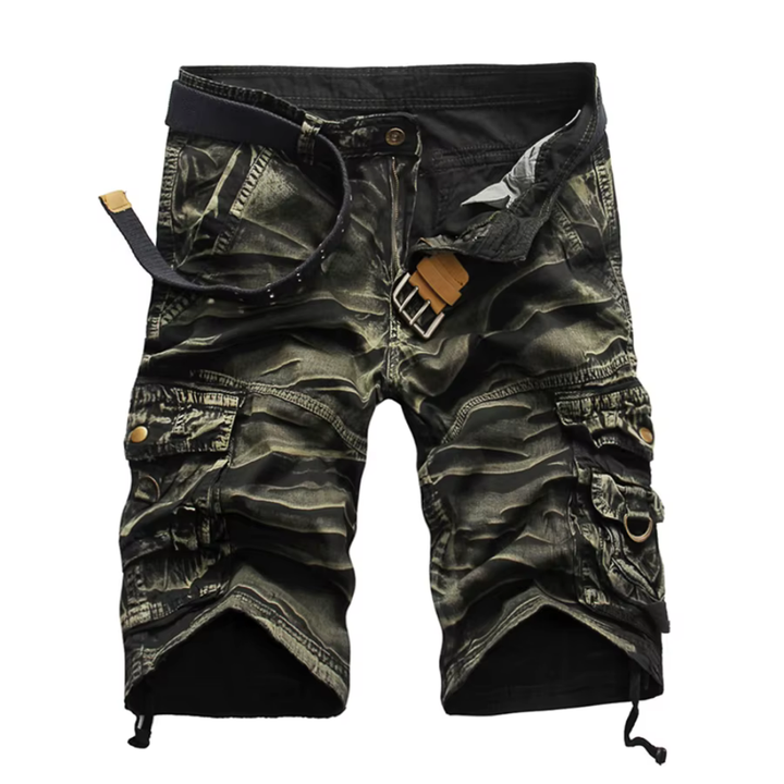 Levoire | Pantalons cargo avec poches Noir-Marron