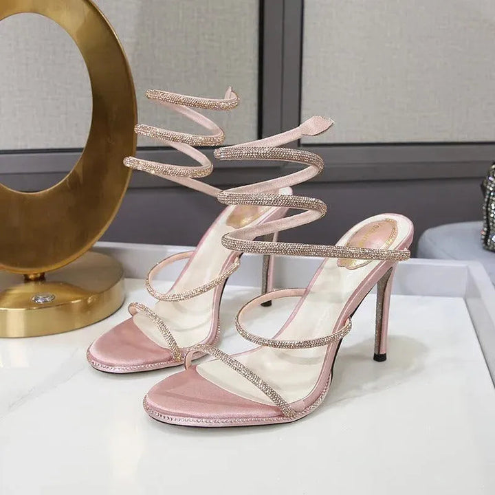 Levoire | Sandales pour femmes à talons hauts et à brides de cheville
