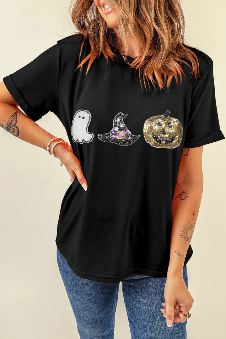 Levoire | Imprimé en nacre Col rond Manches courtes T-shirt