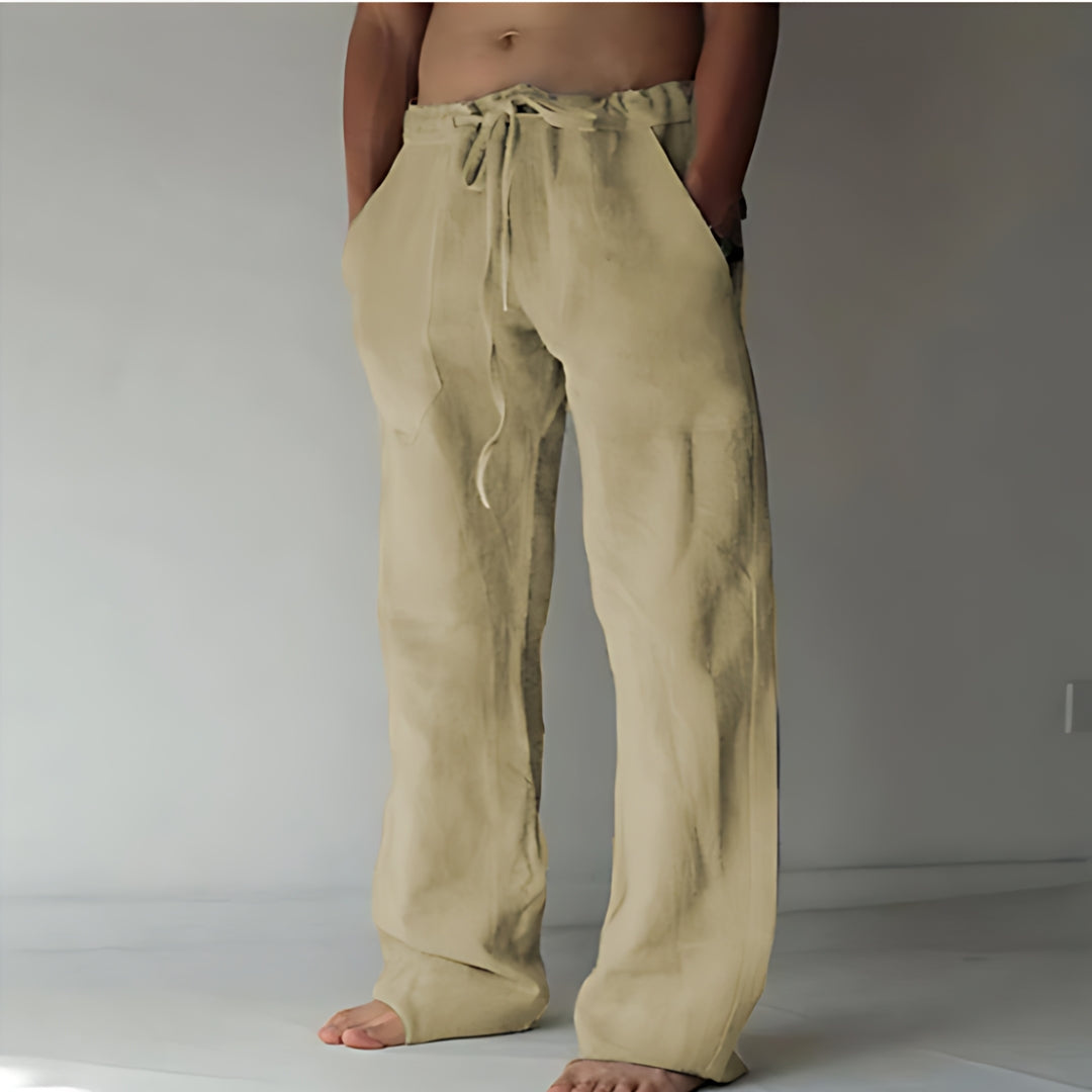 Levoire | Pantalon Confortable Pour Hommes Au Style Sportif Khaki