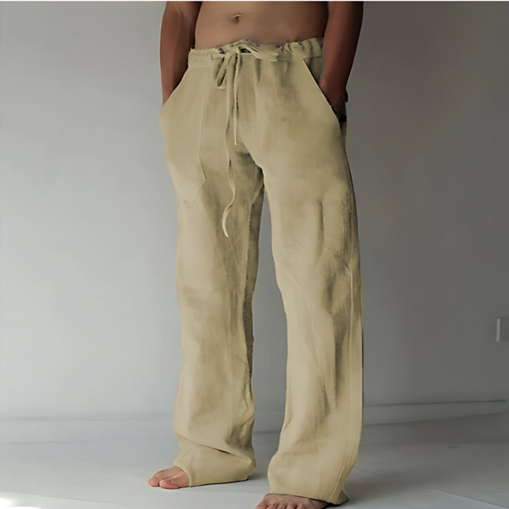 Levoire | Pantalon Confortable Pour Hommes Au Style Sportif Khaki