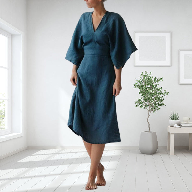 Levoire | Robe simple et aérienne Bleu