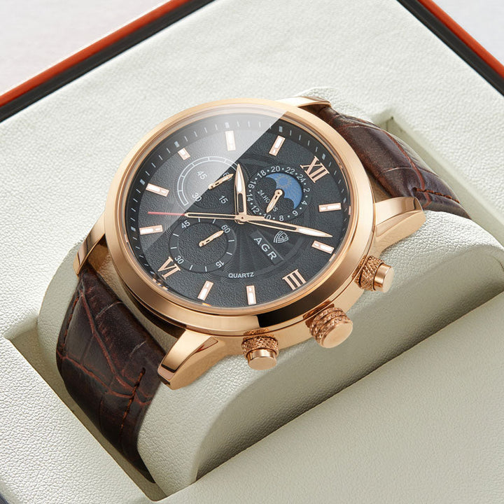 Levoire | De Luxe En Cuir Avec Mouvement À Quartz