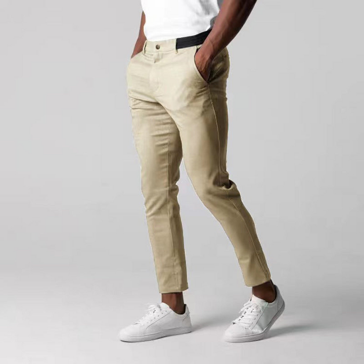 Levoire | Pantalon De Costume Pour Hommes Noir Khaki
