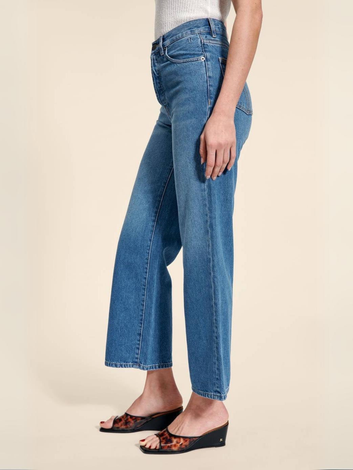 Levoire | Pantalons Droits À Rayures Hautes