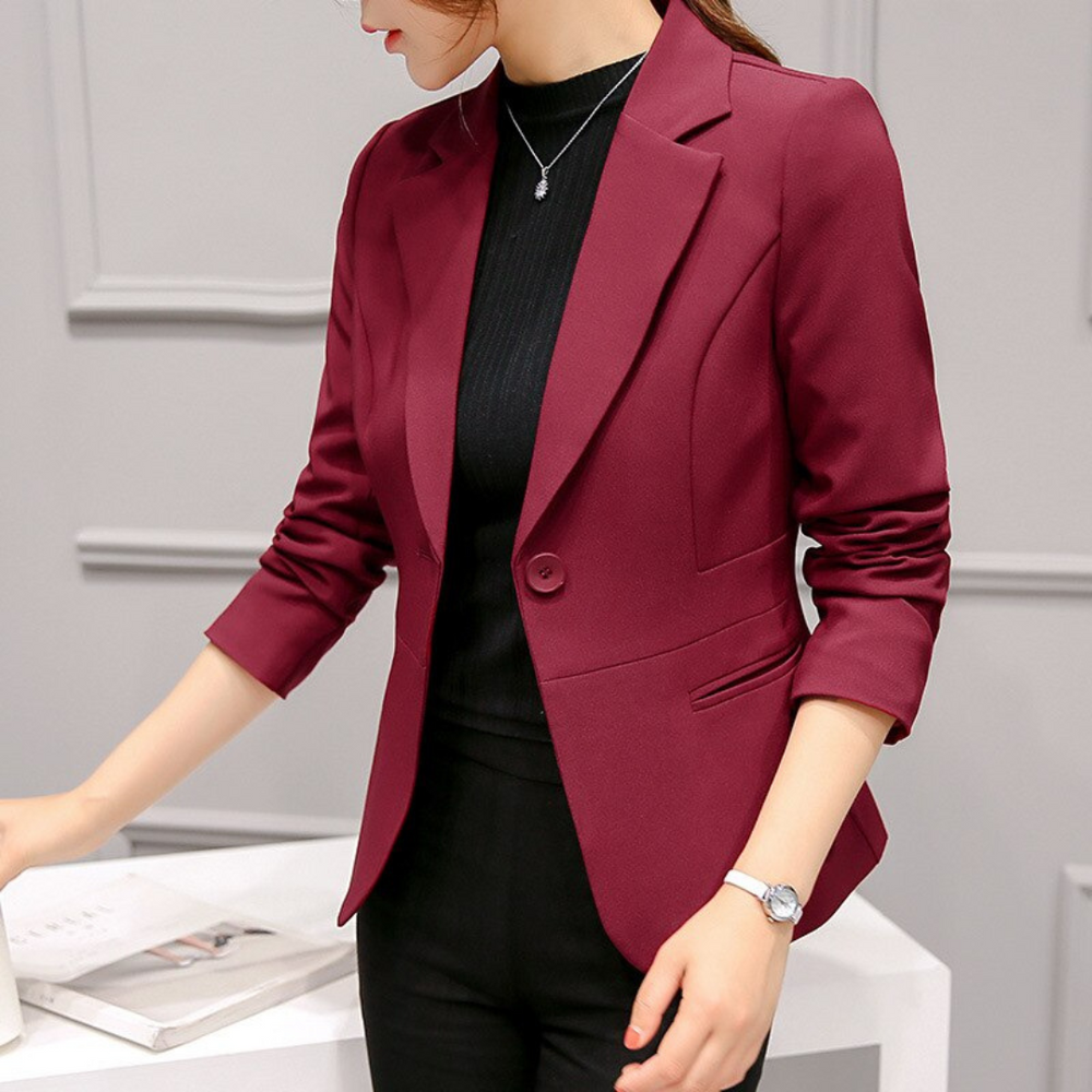 Levoire | Blazer Chic Pour Femmes Bordeaux