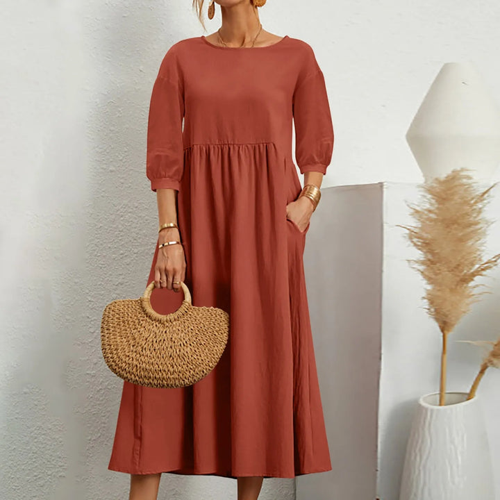 Levoire | Robe Midi Patchwork Rot