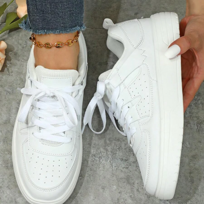 Levoire | Baskets Légères Colorées Pour - Femmes - À Lacets Blanc