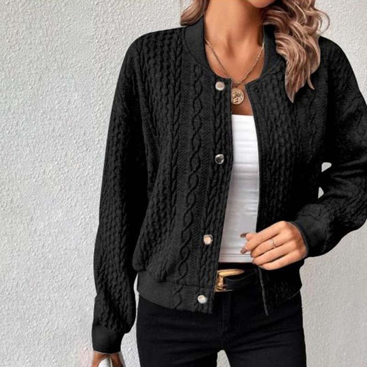 Levoire | Veste En Maille Précieuse Pour Femmes Noir