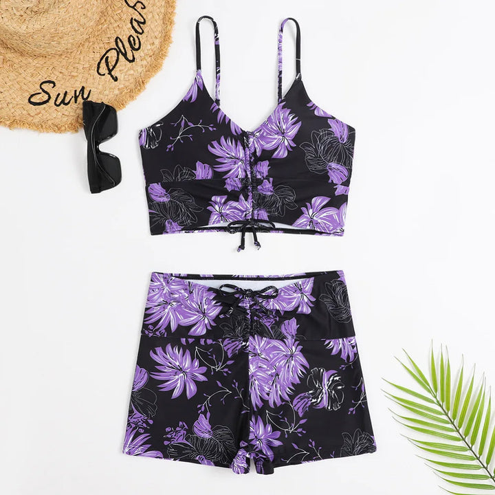 Levoire | Bikini Floral Une Déclaration D'Été Lilas