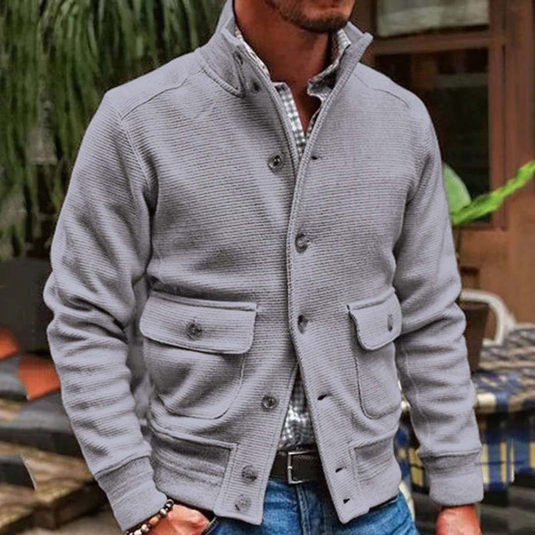 Levoire | Veste Confortable Hommes Chic Gris clair