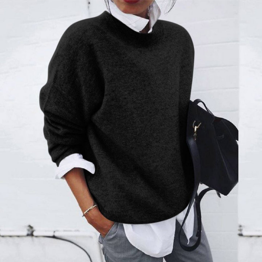 Levoire | Chauffe Pull Femmes Confort Quotidien Noir