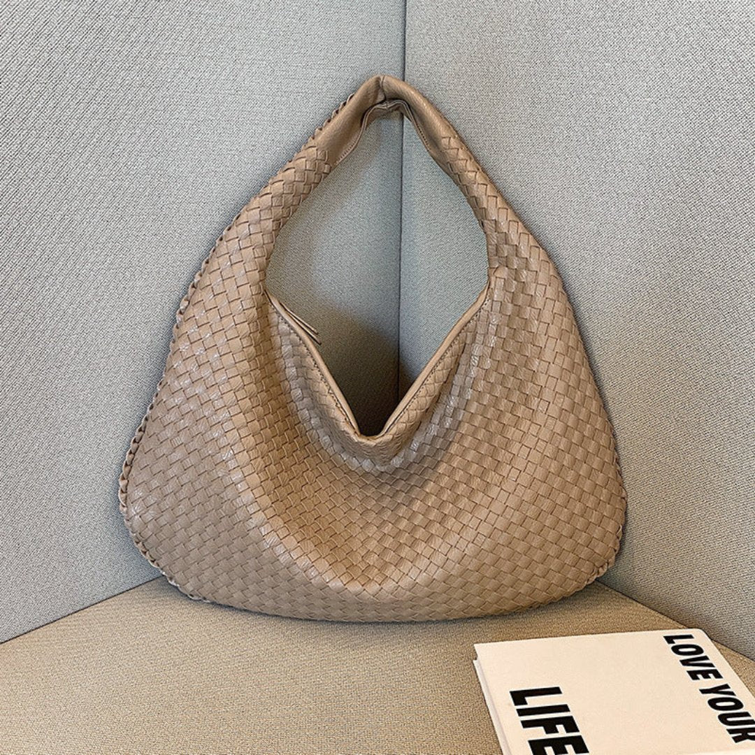 Levoire | Sac bandoulière tissé pour femmes Kaki
