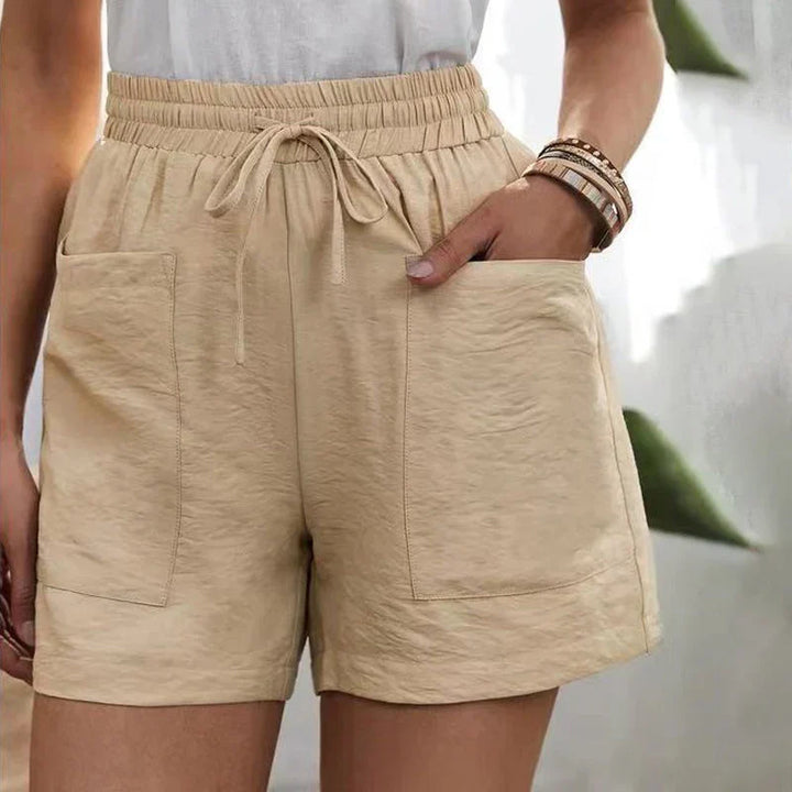 Levoire | Shorts Relaxants Avec Poches Beige